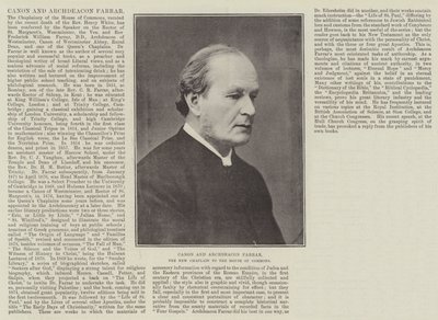 Kanovník a arciděkan Farrar, nový kaplan Dolní sněmovny od English Photographer