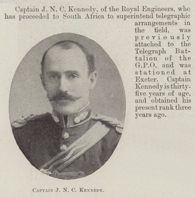 Kapitán J N C Kennedy od English Photographer