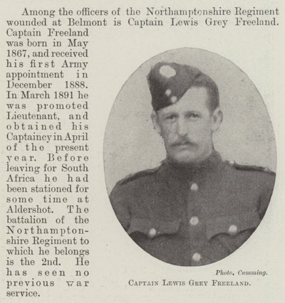 Kapitán Lewis Gray Freeland od English Photographer