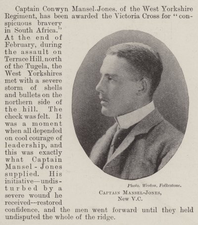 Kapitán Mansel-Jones, nový VC od English Photographer