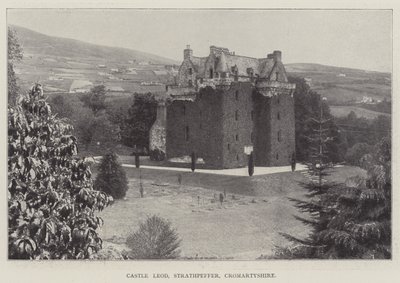 Hrad Leod, Strathpeffer, Cromartyshire od English Photographer