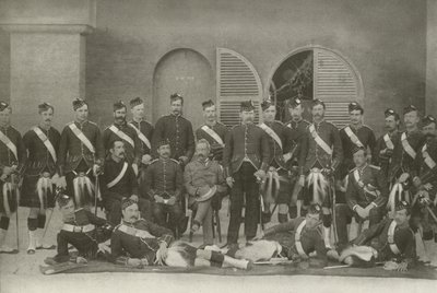 Cecil Rhodes, předseda vlády Kapské republiky (černobílá fotografie) od English Photographer