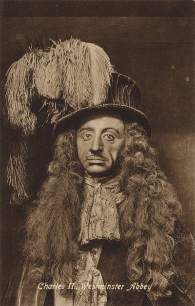 Karel II., Westminsterské opatství, Londýn (čb fotografie) od English Photographer