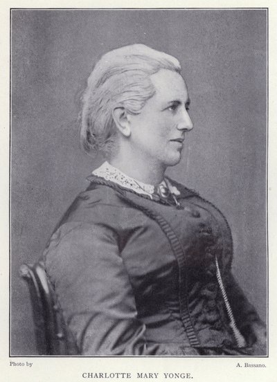 Charlotte Mary Yonge (černobílá fotografie) od English Photographer
