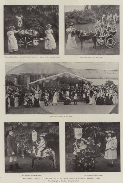Dětská květinová slavnost v zahradách Royal Botanical Societies, Regents Park od English Photographer