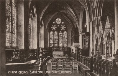 Katedrála Christ Church, Latinská kaple, Oxford (černobílá fotografie) od English Photographer
