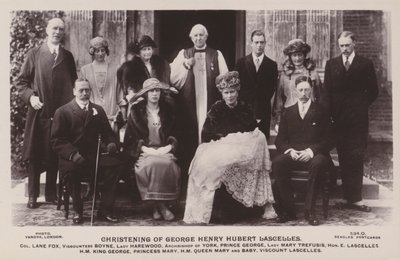 Křest George Henry Hubert Lascelles od English Photographer