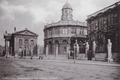 Clarendon, Ashmodean a Sheldonian, Oxford od English Photographer