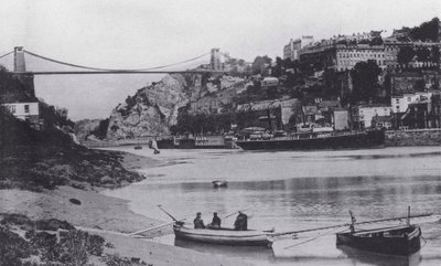 Clifton a visutý most (černobílá fotografie) od English Photographer