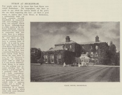 Clock House, Beckenham od English Photographer