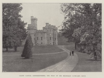 Hrad Cluny, Aberdeenshire, sídlo sira Reginalda Cathcarta, Baronet od English Photographer