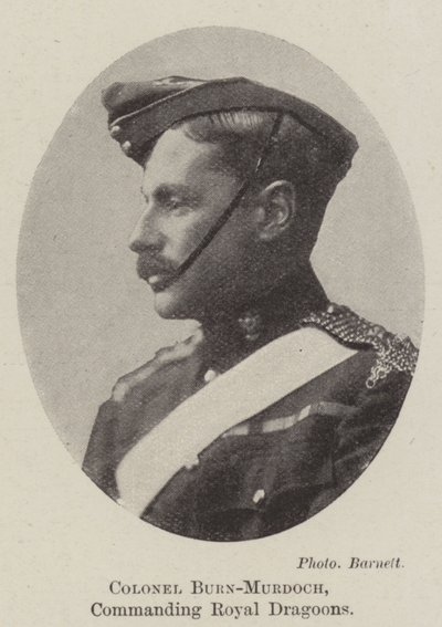 Plukovník Burn-Murdoch, velící Royal Dragoons od English Photographer