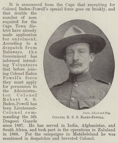 Plukovník RS Baden-Powell od English Photographer