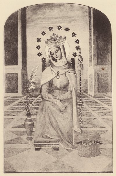 Klášter Nejsvětějšího srdce, Roehampton: Mater Admirabilis (čb fotografie) od English Photographer