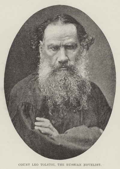 Hrabě Leo Tolstoj, ruský romanopisec od English Photographer