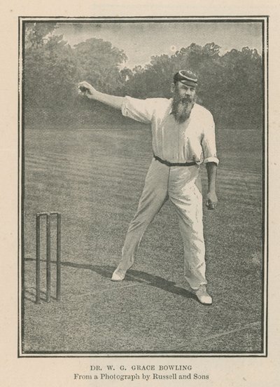 Hráč kriketu Dr WG Grace od English Photographer
