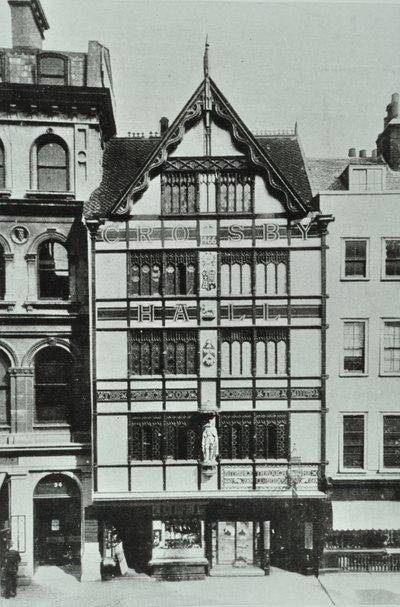 Crosby Hall, Bishopsgate, Londýn, 1890 od English Photographer