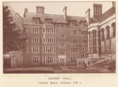 Crosby Hall, Cheyne Walk, Londýn od English Photographer