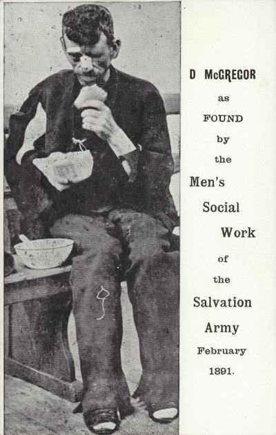 D McGregor, jak jej zjistila Mens Social Work of the Salvation Army, únor 1891 od English Photographer