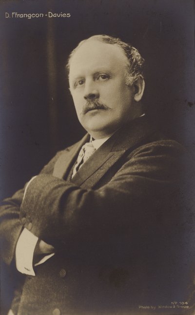 David Ffrangcon-Davies , velšský barytonový zpěvák (1855-1918) od English Photographer