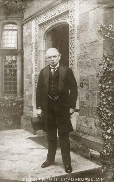David Lloyd George, velšský liberální politik (černobílá fotografie) od English Photographer