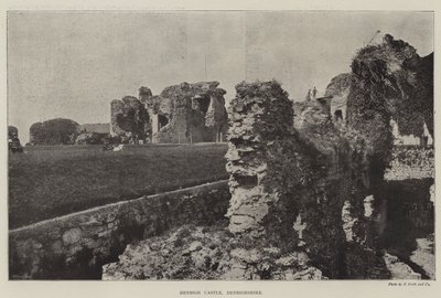 Hrad Denbigh, Denbighshire od English Photographer