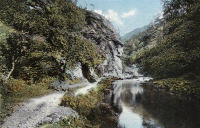 Dovedale, The Lion-faced Rock od English Photographer