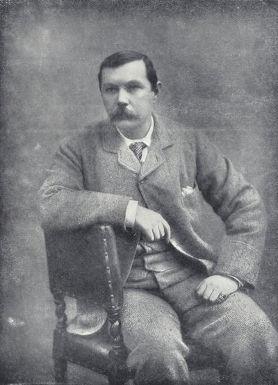 Dr A Conan Doyle (černobílá fotografie) od English Photographer