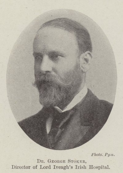 Dr George Stoker, ředitel irské nemocnice Lorda Iveaghse od English Photographer