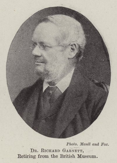 Dr Richard Garnett, odchází z Britského muzea od English Photographer