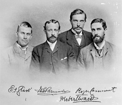 E.J. Glave, W. G. Parminter, Herbert Ward a Roger Casement od English Photographer