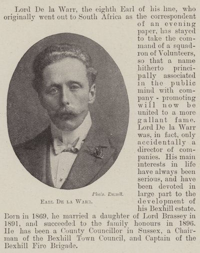 hrabě De la Warr od English Photographer