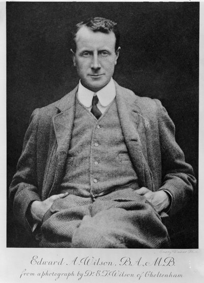 Edward A. Wilson, kolem roku 1910 (černobílá fotografie) od English Photographer