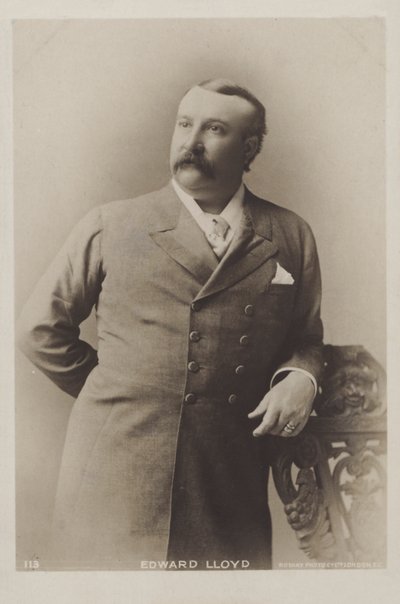 Edward Lloyd , anglický tenor od English Photographer