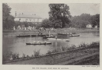 Ostrov Eel Pie Island, právě prodán v aukci od English Photographer