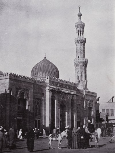 Egypt: Mešita-Es-Seyedeh Zeinab, Our Lady Zeinab (č/b foto) od English Photographer