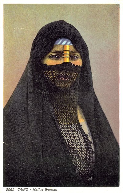 Egyptská žena (barevné foto) od English Photographer