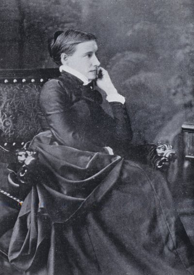 Elizabeth Stuart Phelps Ward (černobílá fotografie) od English Photographer