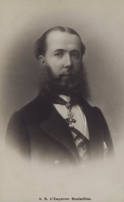 Mexický císař Maximilien (čb fotografie) od English Photographer
