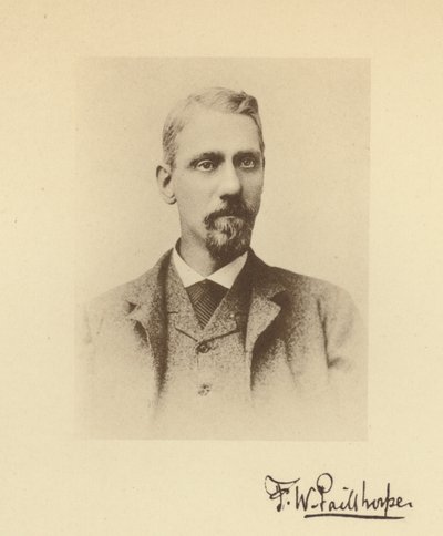 F W Pailthorpe (černobílá fotografie) od English Photographer