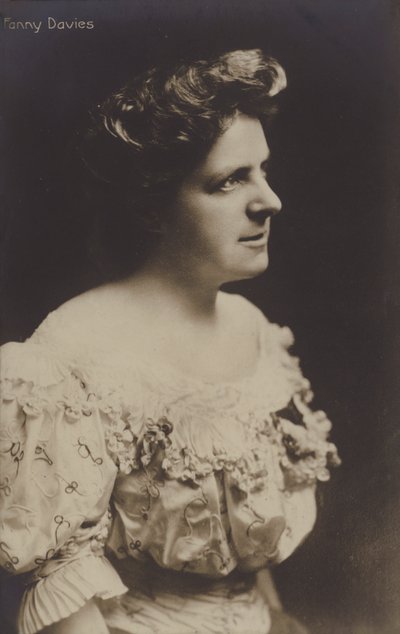 Fanny Davies , britský pianista od English Photographer