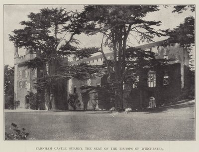 Hrad Farnham, Surrey, sídlo biskupů z Winchesteru od English Photographer