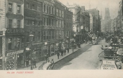 Fleet Street, Londýn od English Photographer