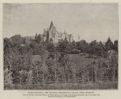 Friedrichshof, palác císařovny Fredericks poblíž Homburgu od English Photographer