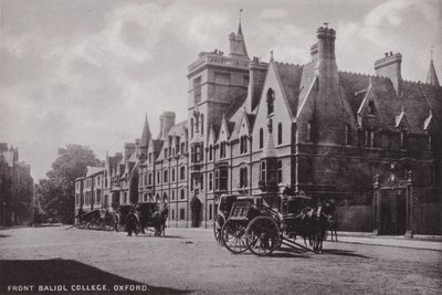 Přední Balliol College, Oxford od English Photographer