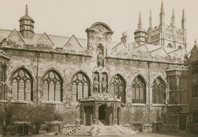 Front Quadrangle, Oriel College, Oxford od English Photographer