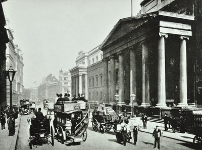 General Post Office, Saint Martins-le-Grand, City of London, 1890 od English Photographer