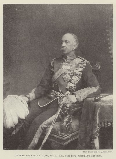 Generál Sir Evelyn Wood, GCB, VC, nový generální adjutant od English Photographer