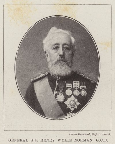 Generál sir Henry Wylie Norman, GCB od English Photographer