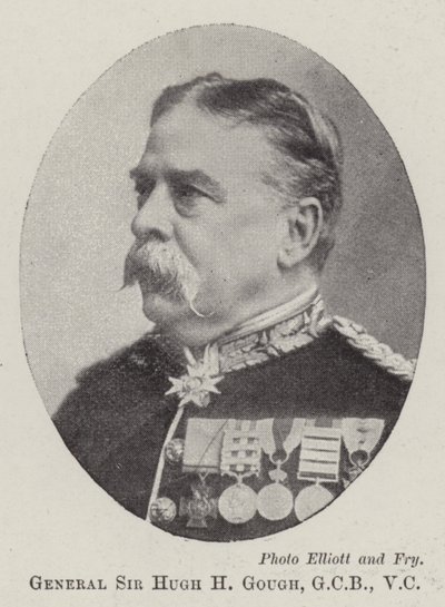 Generál Sir Hugh H Gough, GCB, VC od English Photographer